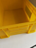 固乡周转箱塑料长方形加厚养鱼养龟物流胶箱大号储物收纳盒筐 黄色QL-ZZX-YA4箱410*305*147mm个 实拍图