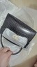 CHARLES&KEITH鳄鱼纹凯莉包手提斜挎婚包包女包生日情人节礼物CK2-50270880-1 Black黑色 S 实拍图