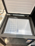 海尔（Haier）100L单温冰柜小型家用小冰柜商用减霜一级能效-40℃深冷变频冷柜小冰箱BC/BD-100GHEPSD9D国家补贴 实拍图