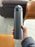 富光保温杯大容量轻量水杯男女学生316不锈钢车载弹盖杯年货礼品定制 绅士黑【316不锈钢+滤网】500ml 实拍图