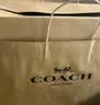 蔻驰（COACH）奥莱男女同款马车图案印花大尺寸围巾保暖礼物含羊毛 黑色 实拍图
