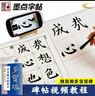 墨点字帖 全文放大精缮本颜真卿多宝塔碑 楷书视频教程解析高清放大版原碑原帖临摹书法集 实拍图