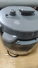 美的（Midea）【国家补贴】0涂层精钢厚釜电压力锅5L双胆全自动智能预约家用煲汤煮饭煲MY-C5856G高压锅4-6人 实拍图
