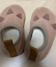 秋冬薄款地板鞋儿童居家熊爪袜套男女防滑卡通软底一脚蹬家居拖鞋 灰色爪 200适合脚长19.4-20.3cm 实拍图