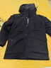 京东京造羽绒服男短款男士连帽滑雪服派克服外套男新衣送礼 黑色 XL 实拍图