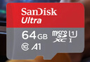 闪迪（SanDisk）64GB TF（MicroSD）内存卡 A1 U1 C10 至尊高速移动版存储卡 读速140MB/s 手机平板游戏机内存卡 实拍图