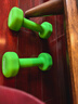 PROIRON普力艾 浸塑哑铃女士家用哑铃儿童哑铃健身哑铃套装 果绿色2kg*2 实拍图