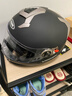 野马（YEMA）3C认证828S摩托车头盔男全盔冬季防冻保暖双镜片机车安全帽 四季通用 均码 亚黑+防雾贴片 实拍图