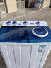 康佳半自动双桶双缸10公斤 波轮洗衣机大容量 脱水甩干机 以旧换新 家电补贴15% XPB100-7D0S 实拍图