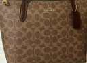 蔻驰（COACH）【品牌直供】女士FIONA24手提单肩托特包棕褐色CBT18情人节礼物 实拍图