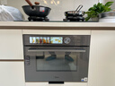 美的（Midea）【0.2s极速升温】嵌入式微蒸烤炸炖5合一体机 温湿智控空气炸 纯平全嵌60L烤箱美的知味感R6S 实拍图