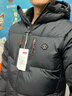 京东京造26春季运动御寒MAX连帽面包短款羽绒服三防保暖男外套 黑色 S 实拍图