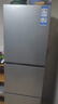 海尔（Haier）「真省电」251L三门小冰箱黑金净化一级能效风冷无霜星辉银BCD-251WGHC3E7WV(银)国家补贴 实拍图