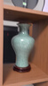 傲世景德镇陶瓷器仿古中式花瓶工艺品客厅摆件艺术品玄关博古架装饰品 仿古裂纹鱼尾瓶+底座+证书 实拍图