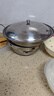 贝傅特固体酒精炉套装小火锅炉子便携户外露营炊具干锅锅具带盖26cm 实拍图