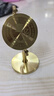 【黄铜一亿小目标】旋转地球仪转转车载办公桌面摆件创意礼品g 【大号】壹个亿小目标（黄铜摆件） 实拍图