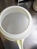 辛丛淘米神器洗米筛淘米盆细孔不漏米家用漏勺厨房洗水果洗菜沥水篮子 一勺多用【黄色】 实拍图