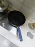 炊大皇炒锅不粘锅易洁少油烟平底炒菜锅煎锅30cm磁炉通用深蓝SL30CG 实拍图