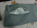 海澜之家（HLA）天然荞麦枕全棉枕头芯家用一对 透气安睡枕高度可调颈椎枕 青绿 实拍图
