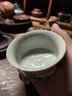 何白龙窑 功夫茶杯陶瓷主人杯茶具杯子 柴烧釉下手绘 
