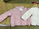 优衣库童装男童女童蓬松羽绒茄克外套夹克羽绒服478148 10 水粉色 110 实拍图