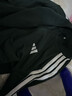adidas经典休闲三条纹长袖套装男女秋季阿迪达斯官方轻运动   黑色（推荐选大一码）   M 实拍图