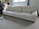 法莎蒂布艺沙发客厅现代简约直排三人位复古奶油云朵沙发雪尼尔 3.3米单扶单+单+单扶单 【旗舰版雪尼尔婴儿绒】 实拍图