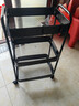 甄严选推车置物架落地多层收纳架宿舍移动零食架厨房架子铁艺带轮储物架 【加厚碳钢】三层黑色送滑轮 实拍图