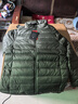 京东京造【air+零压排骨羽绒】轻薄羽绒服男外套冬90鸭绒立领新年橄榄绿XL 实拍图