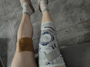 美津浓（MIZUNO）护膝膝盖运动半月板损伤男女士篮球跑步羽毛专用防撞1516-L两只蓝 实拍图