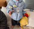 巴拉巴拉童装宝宝羽绒服男童冬装女童连帽外套萌趣2025新款面包服外套 实拍图