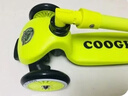 酷骑（COOGHI）儿童滑板车3-10岁可折叠可降便携酷奇儿童车高度可调节 【品牌金榜】V1 经典款 酷骑绿 实拍图