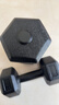 特步（XTEP）哑铃男女士六角家用运动健身器材举重组合套装包胶小亚玲2.5KG*2 实拍图