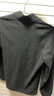 京东京造长袖t恤男打底衫摇粒绒秋冬加绒保暖卫衣内搭衣服男装半拉链 黑L 实拍图