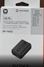 索尼（SONY） NP-FW50 原装电池A6400 A6100 A6000 ZV-10相机锂电池 NP-FW50电池(原厂包装) 标配 实拍图