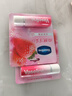 凡士林[热卖榜TOP1]淡彩草莓红变色润唇膏3.5g淡化唇纹滋润保湿护唇果味 实拍图