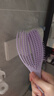 名创优品（MINISO）梳子弹力按摩天使贝壳梳气囊梳造型梳按摩梳生日礼物女 紫色 实拍图