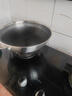 康巴赫炒锅不粘锅316L不锈钢炒菜锅32cm蜂窝平底煎炒锅电磁炉燃气灶通用 实拍图