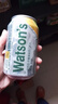 屈臣氏（Watsons）苏打水柠檬草味低糖0脂低卡饮料解腻调酒330mL*24罐整箱年货送礼 实拍图