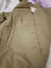 MUJI 女式 蓬松棉服立领大衣 外套女款冬装长款冬季女装棉衣衣服 米色 L (165/88A) 实拍图