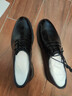 百丽英伦风商务皮鞋男士2026新款春季牛皮革通勤正装皮鞋A2297AM6 黑色 43 实拍图