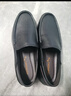 红蜻蜓休闲鞋男秋冬透气软底商务一脚蹬男士休闲鞋皮鞋WTA7423黑色38 实拍图