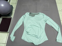 雪茜曼（XUEXIMAN）瑜伽服女上衣带胸垫修身显瘦秋冬运动上衣长袖T恤专业跑步健身服 实拍图