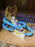 恩贝家族儿童早教桌面轨道玩具小黄鸭爬楼梯电动声光3-6岁生日新年礼物 实拍图