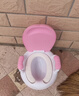 小哈伦儿童马桶宝宝坐便器婴幼儿尿盆小孩坐便器小便器双软垫小狗樱拧粉 实拍图