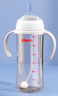 贝亲（Pigeon）自然离乳 PPSU重力球吸管双把手奶瓶 330mL 12月+ AA253 实拍图