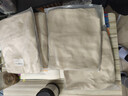 友纳被子收纳袋压缩袋羽绒被蚕丝被专用整理袋羽绒服被褥收纳袋子 特大号-米色【防水防潮/大容量】 实拍图