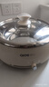 爱德4L~5L分体式家用电火锅304不锈钢内胆2-4-6人多功能电热锅电煮锅316不锈钢 304钢款白色4L 实拍图