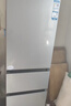 海尔（Haier）「真省电」310L三门冰箱黑金净化一级能效风冷无霜BCD-310WGHD3E7WV(银)国家补贴 实拍图