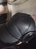啄木鸟中老年人帽子男冬季加绒加厚保暖爸爸爷爷老人皮帽防风护耳鸭舌帽 黑色【礼盒装】 均码 均码【收藏加购优先发货】 实拍图